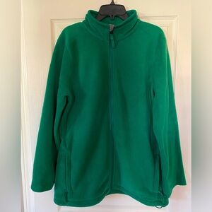 Cabela’s Green Fleece Full Zip Up Jacket